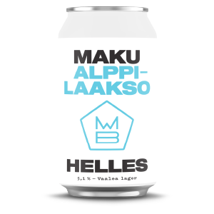 Alppilaakson Helles Lager 5,1% / 0,33l (G)